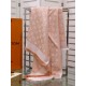 Scialle Monogram Denim 140 Rosa imitazioni perfette