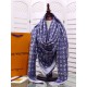 Scialle Monogram Denim 140 M71382 Azzurro imitazioni perfette