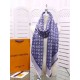 Scialle Monogram Denim 140 M71382 Azzurro imitazioni perfette