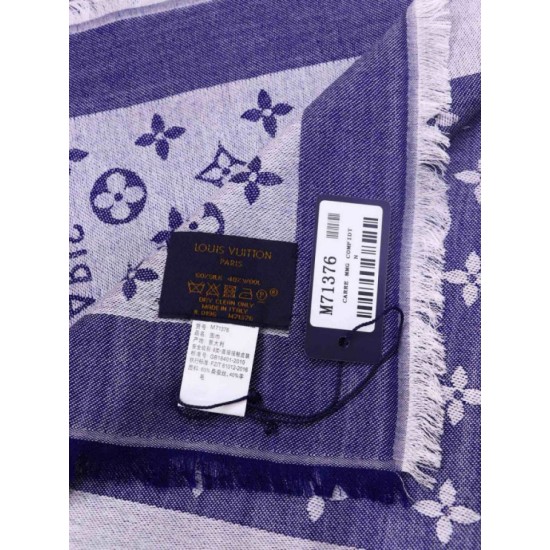 Scialle Monogram Denim 140 M71382 Azzurro imitazioni perfette