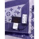 Scialle Monogram Denim 140 M71382 Azzurro imitazioni perfette