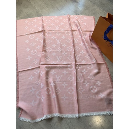 Scialle Daily Monogram Stola M71386 90 x 200 Rosa imitazioni perfette