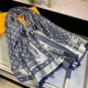 Dettagli perfetti Scialle Monogram Studdy Denim 140 M73698 imitazioni perfette