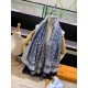 Dettagli perfetti Scialle Monogram Studdy Denim 140 M73698 imitazioni perfette