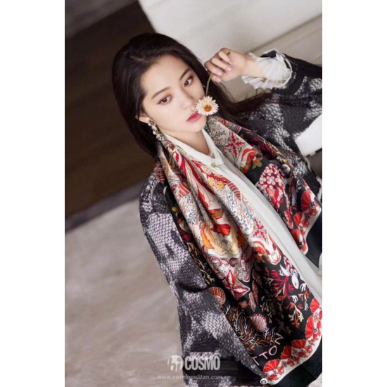 Replica Quadrato Sea Of Love Cashmere Schawl M73823 Nero Outlet Quadrato Sea Of Love Cashmere Schawl M73823 Nero imitazioni perfette