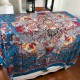 Replica Sea Of Love Square Cashmere Schawl M73823 Blu Outlet Sea Of Love Square Cashmere Schawl M73823 Blu imitazioni perfette