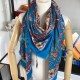 Replica Sea Of Love Square Cashmere Schawl M73823 Blu Outlet Sea Of Love Square Cashmere Schawl M73823 Blu imitazioni perfette