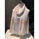 Scialle in seta cashmere a quadri Burberry 80 x 200 bianco imitazioni perfette