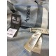 Scialle in cashmere check classico Burberry blu imitazioni perfette