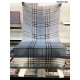 Scialle in cashmere check classico Burberry blu imitazioni perfette