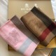 replica Scialle in cashmere con motivo check classico Burberry 70 x 200 rosa imitazioni perfette