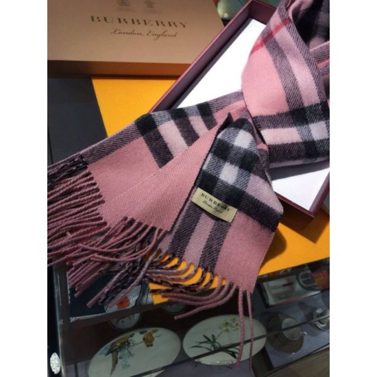 Replica Borsa Sciarpa Burberry classica in cashmere double face 30 x 168 Rosa Outlet replica Sciarpa Burberry classica in cashmere double face 30 x 168 Rosa imitazioni perfette