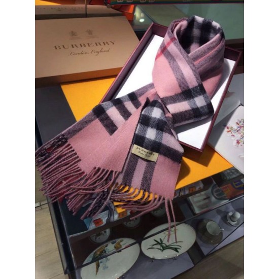 Replica Borsa Sciarpa Burberry classica in cashmere double face 30 x 168 Rosa Outlet replica Sciarpa Burberry classica in cashmere double face 30 x 168 Rosa imitazioni perfette