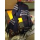Alta gamma replica Sciarpa Burberry Classic in cashmere double face 30 x 168 Blu scuro imitazioni perfette