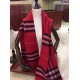 Pari replica Sciarpa Burberry classica in cashmere double face 30 x 168 rossa imitazioni perfette