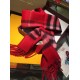 Pari replica Sciarpa Burberry classica in cashmere double face 30 x 168 rossa imitazioni perfette