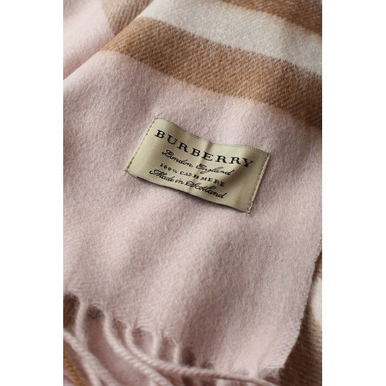 Replica Alta gamma Scialle in cashmere con motivo check classico Burberry 70 x 200 rosa Outlet Alta gamma replica Scialle in cashmere con motivo check classico Burberry 70 x 200 rosa imitazioni perfette
