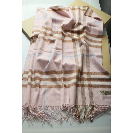 Replica Alta gamma Scialle in cashmere con motivo check classico Burberry 70 x 200 rosa Outlet Alta gamma replica Scialle in cashmere con motivo check classico Burberry 70 x 200 rosa imitazioni perfette
