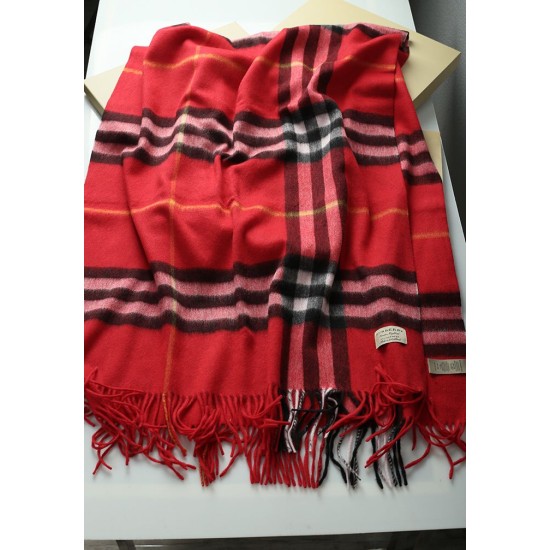 Replica Scialle in cashmere con motivo check classico Burberry 70 x 200 rosso Outlet Scialle in cashmere con motivo check classico Burberry 70 x 200 rosso imitazioni perfette