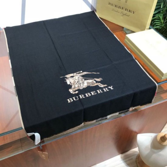 Scialle in cashmere con motivo check classico Burberry 70 x 200 marrone imitazioni perfette