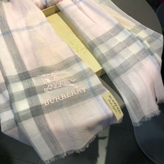 Alta gamma replica Scialle Burberry Classic Horse Cashmere Rosa imitazioni perfette