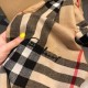 Alta gamma replica Scialle in cashmere con motivo check classico Burberry 70 x 220 marrone imitazioni perfette