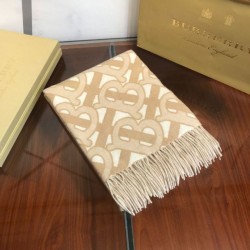 Qualità da grande Burberry TB Limit Edition Cashmere Scialle Albicocca