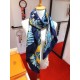 Replica Scialle in seta cashmere paesaggio Hermes 140 blu Outlet Scialle in seta cashmere paesaggio Hermes 140 blu imitazioni perfette