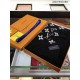 Monogram Schawl Motivo a bordi neri Schawl nero imitazioni perfette