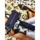 Dettagli perfetti Confidential Monogram Square 140 Khaki imitazioni perfette