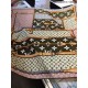 Dettagli perfetti Confidential Monogram Square 140 Khaki imitazioni perfette