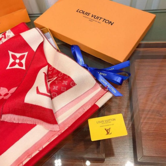 Replica in cashmere di seta check Schawl rosso Outlet in cashmere di seta check Schawl rosso imitazioni perfette