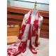 Replica in cashmere di seta check Schawl rosso Outlet in cashmere di seta check Schawl rosso imitazioni perfette