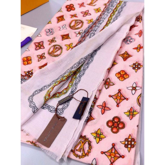 Cashmere Silk Schawl Pink imitazioni perfette