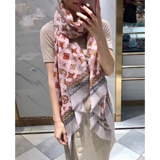 Cashmere Silk Schawl Pink imitazioni perfette