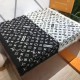 Replica falso Monogram Supreme Cashmere Silk Schawl Nero / Bianco Outlet falso Monogram Supreme Cashmere Silk Schawl Nero / Bianco imitazioni perfette