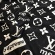 Replica falso Monogram Supreme Cashmere Silk Schawl Nero / Bianco Outlet falso Monogram Supreme Cashmere Silk Schawl Nero / Bianco imitazioni perfette