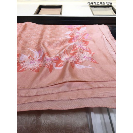 Replica Scialle di seta monogramma classico Rosa 140 Outlet Scialle di seta monogramma classico Rosa 140 imitazioni perfette