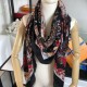 Replica Quadrato Sea Of Love Cashmere Schawl M73823 Nero Outlet Quadrato Sea Of Love Cashmere Schawl M73823 Nero imitazioni perfette