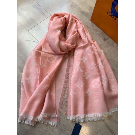 Scialle Daily Monogram Stola M71386 90 x 200 Rosa imitazioni perfette