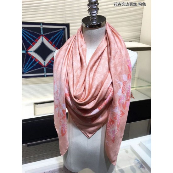 Replica Scialle di seta monogramma classico Rosa 140 Outlet Scialle di seta monogramma classico Rosa 140 imitazioni perfette