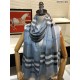 Scialle in cashmere check classico Burberry blu imitazioni perfette