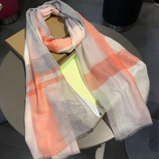 Replica Alta gamma Scialle in seta cashmere a quadri Burberry 80 x 200 arancione Outlet Alta gamma replica Scialle in seta cashmere a quadri Burberry 80 x 200 arancione imitazioni perfette