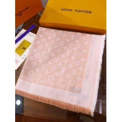 Scialle Monogram Denim 140 Rosa