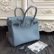 Replica Borse Hermes Birkin 30cm 35CM in pelle blu Lin Clemence Borse Hermes Birkin 30cm 35CM in pelle blu Lin Clemence imitazioni perfette