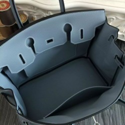 Replica Borse Hermes Birkin 30cm 35CM in pelle blu Lin Clemence Borse Hermes Birkin 30cm 35CM in pelle blu Lin Clemence imitazioni perfette