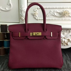 Borse Hermes Birkin 30cm 35CM in pelle Bordeaux