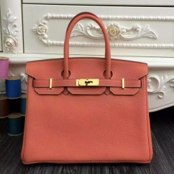 Borse Hermes Birkin 30cm 35CM in pelle Crevette Clemence imitazioni perfette