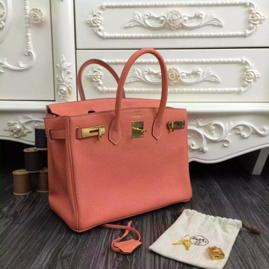 Replica Borse Hermes Birkin 30cm 35CM in pelle Crevette Clemence Borse Hermes Birkin 30cm 35CM in pelle Crevette Clemence imitazioni perfette