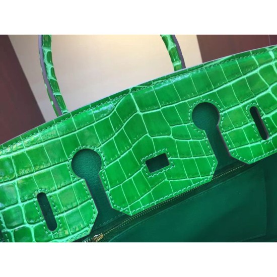 Replica Borse Hermes Birkin 30cm 35CM in pelle di coccodrillo di bambù Borse Hermes Birkin 30cm 35CM in pelle di coccodrillo di bambù imitazioni perfette